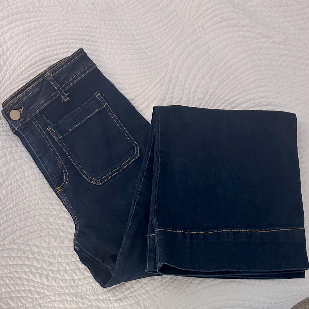 Dark Blue Denim Jeans